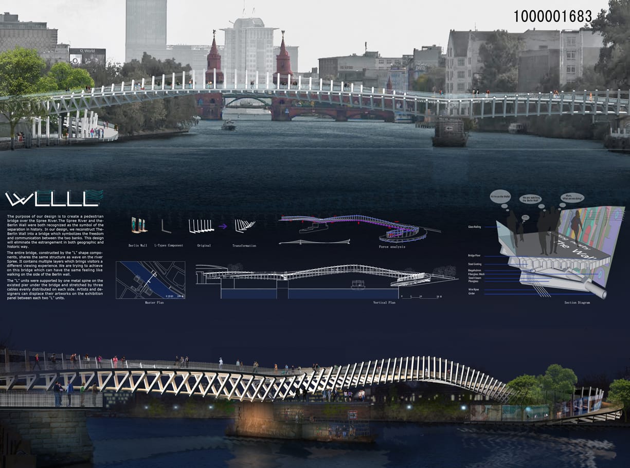 Second Prize of Competition Berlin Contemporary Bridge