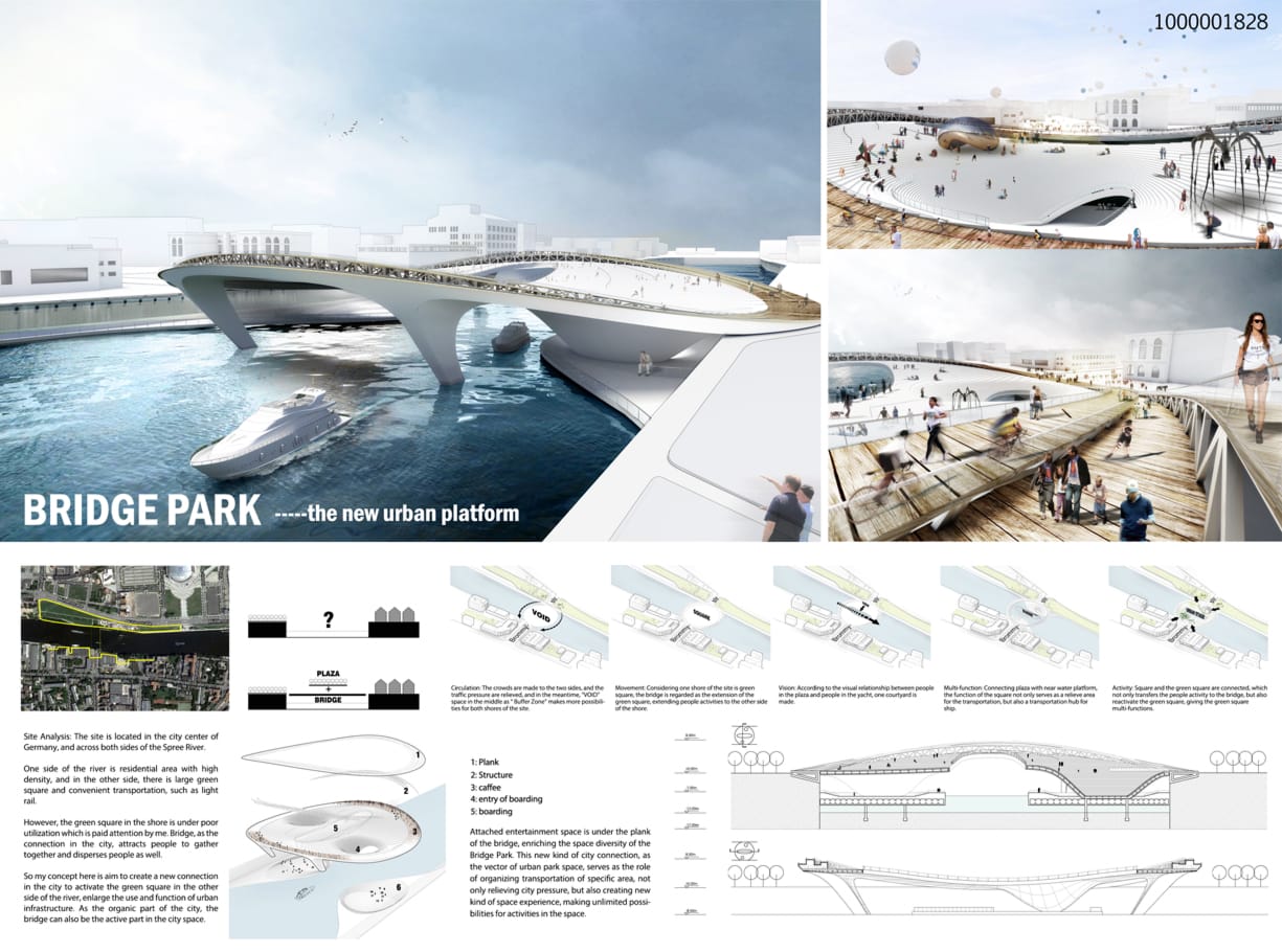 Third Prize of Competition Berlin Contemporary Bridge