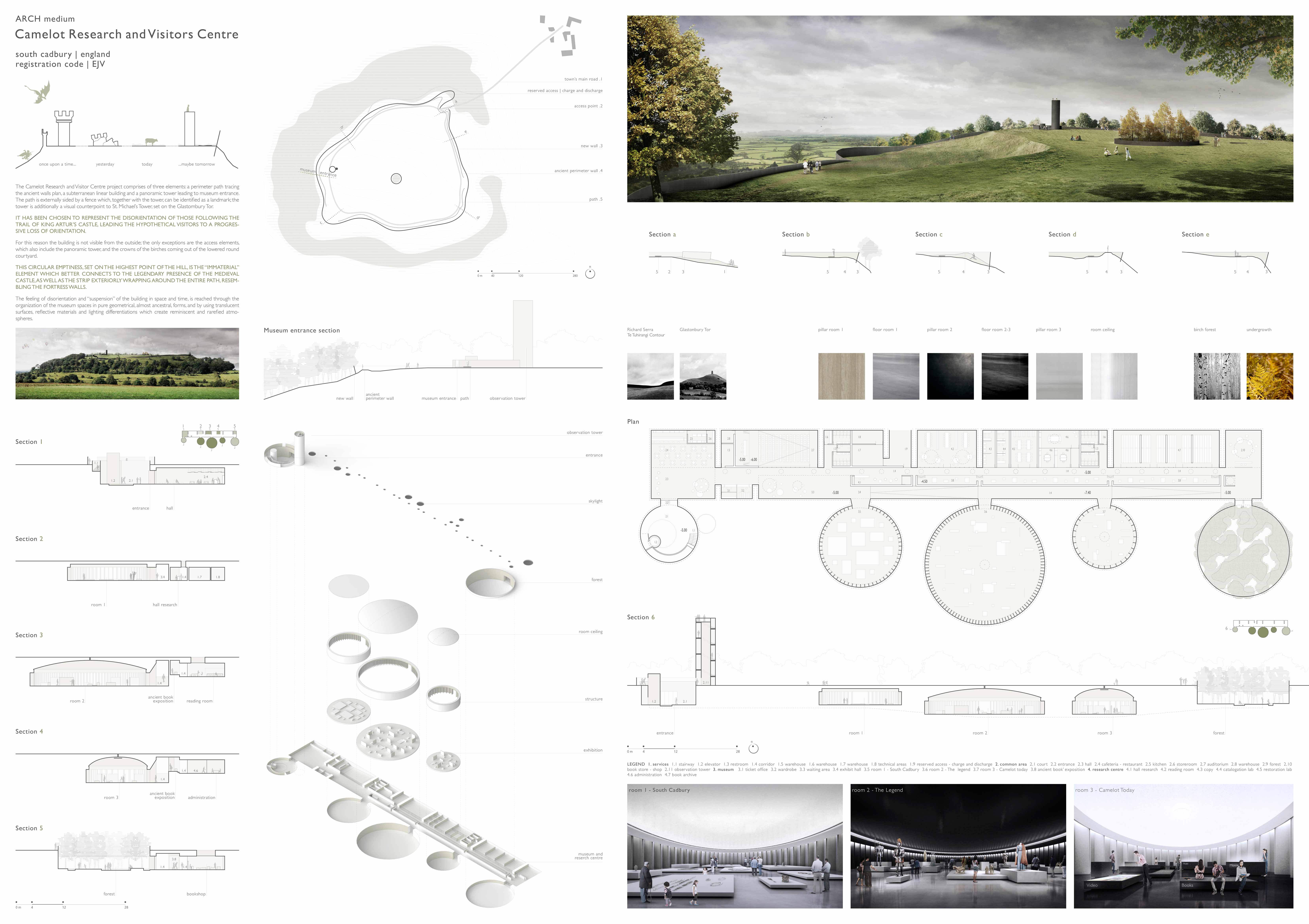 Honorable Mention Competition Camelot Research & Visitrors Center