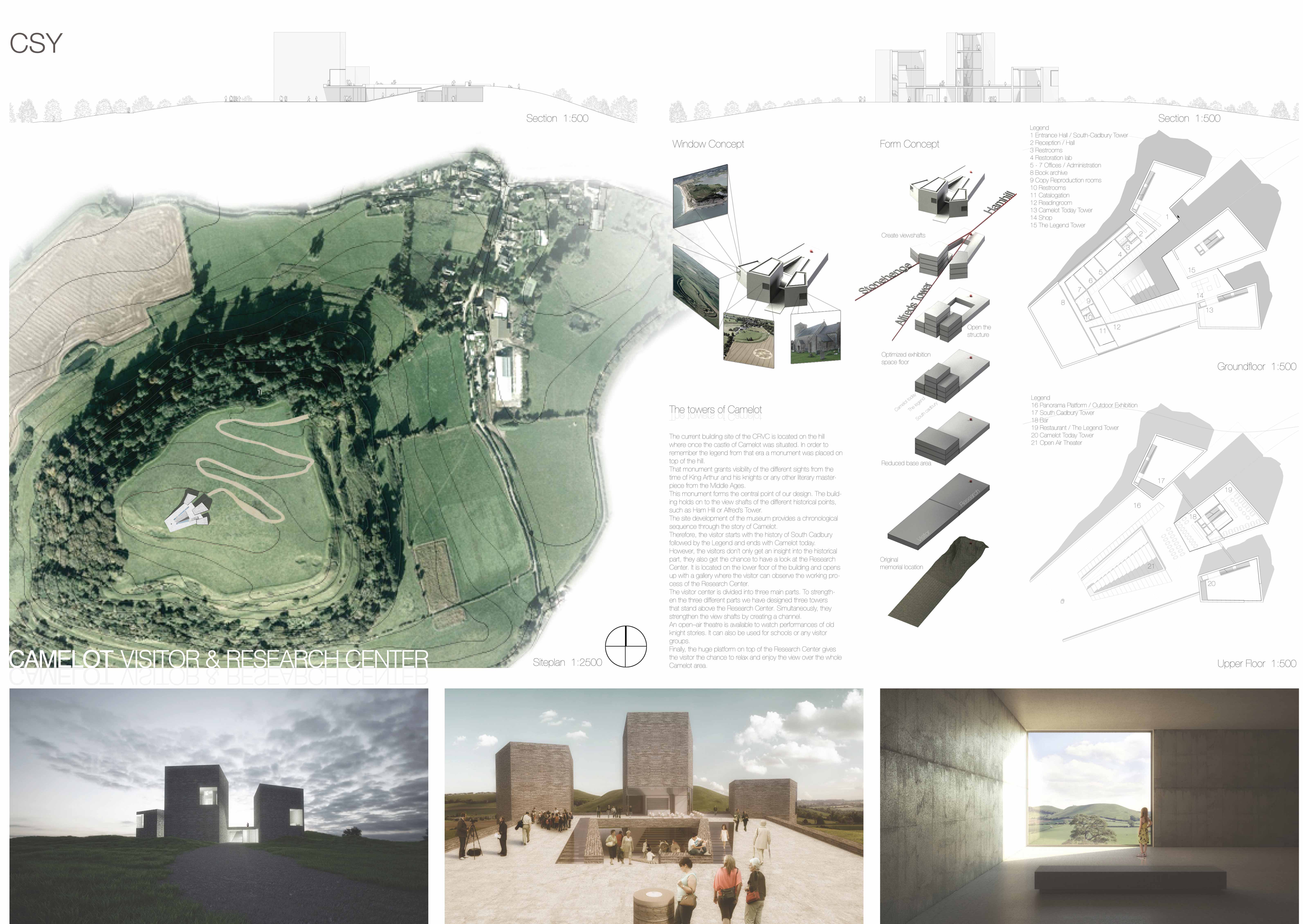 Honorable Mention Competition Camelot Research & Visitrors Center