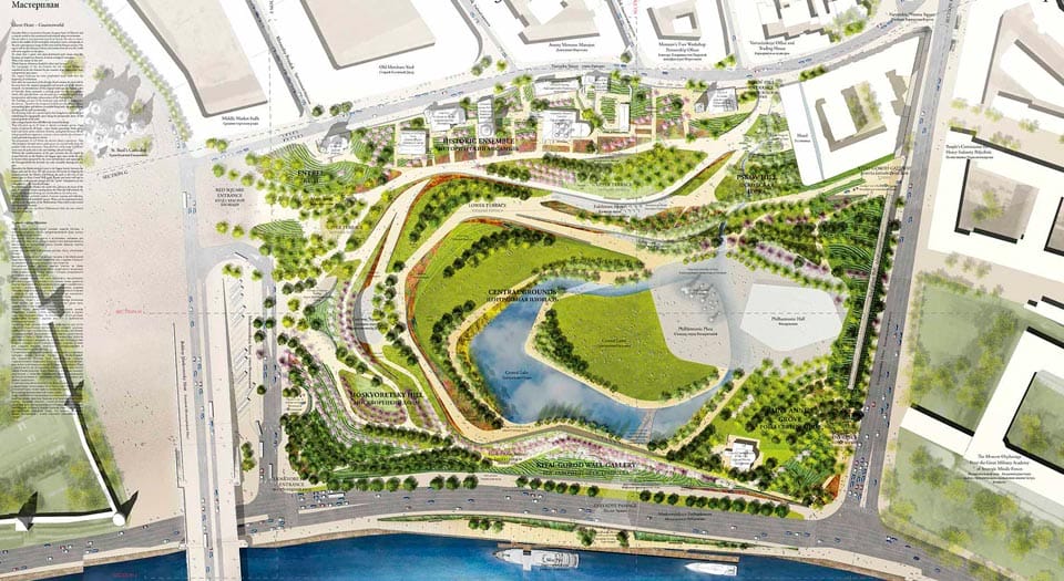 Winners of Zaryadye Park Competition in Moscow