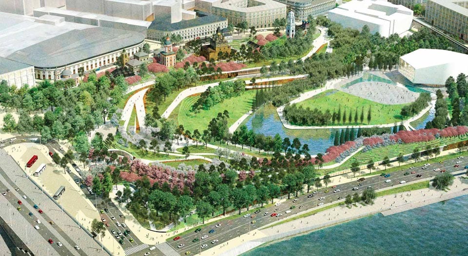 Winners of Zaryadye Park Competition in Moscow