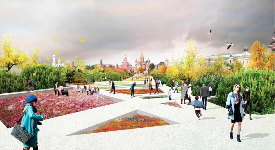 Winners of Zaryadye Park Competition in Moscow