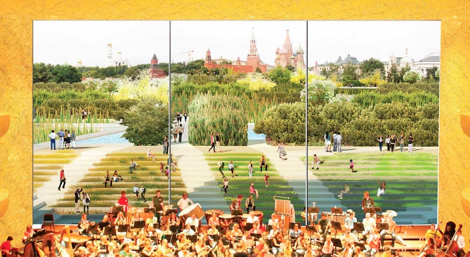 Winners of Zaryadye Park Competition in Moscow