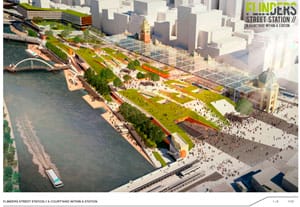 Winner of Flinders Street Station Design Competition