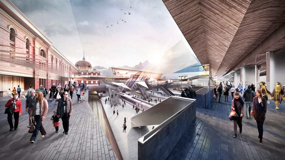 Winner of Flinders Street Station Design Competition