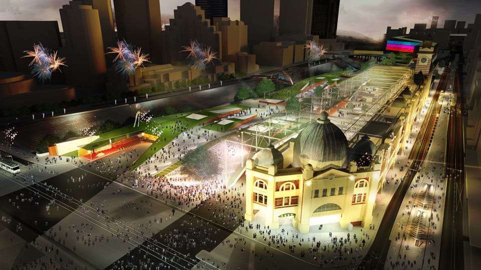 Winner of Flinders Street Station Design Competition