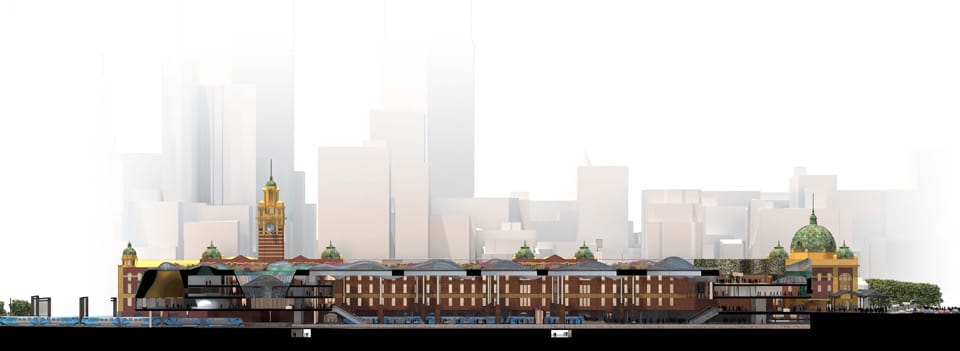Winner of Flinders Street Station Design Competition