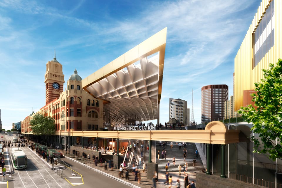 Winner of Flinders Street Station Design Competition