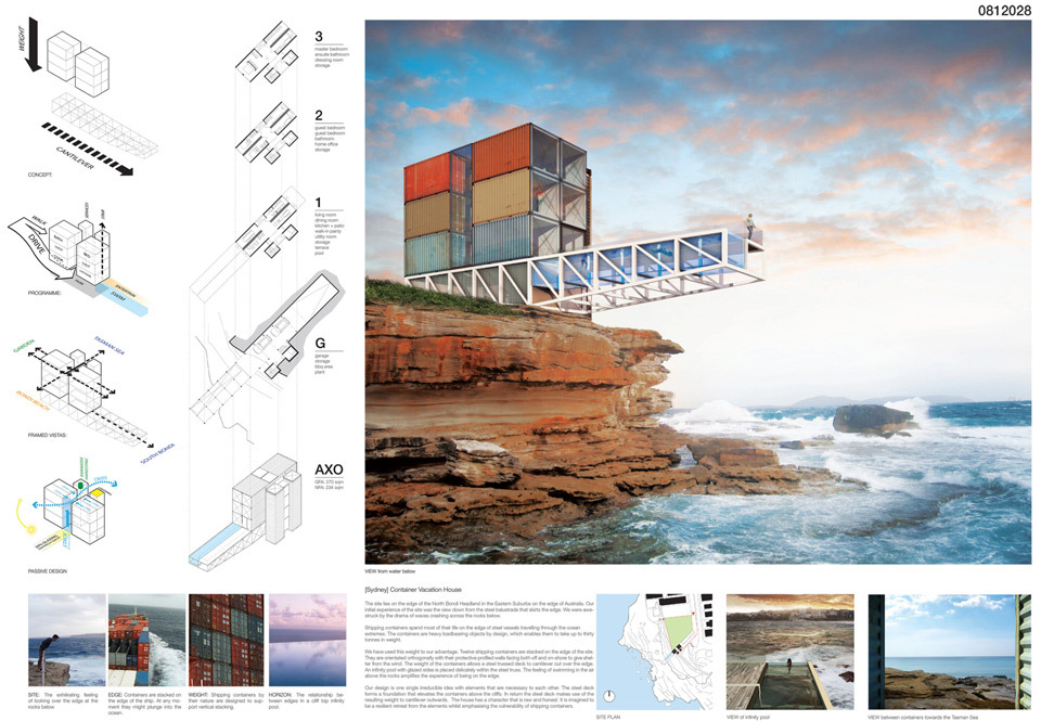 Results of the Competition [SYDNEY] Container Vacation House