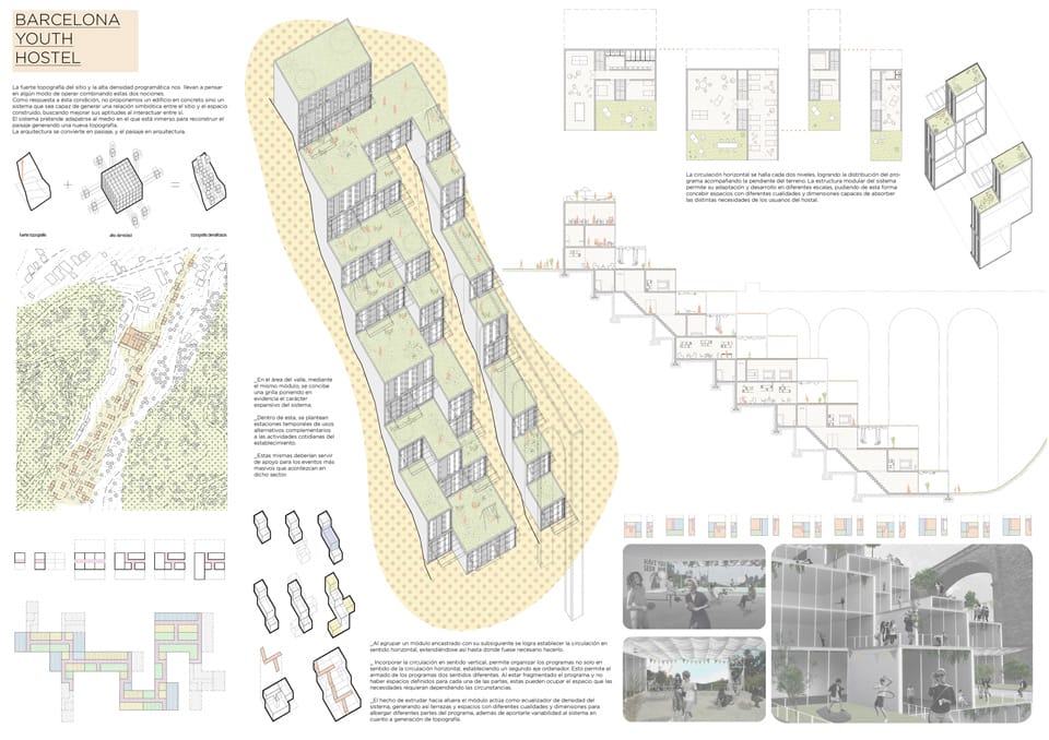 Results of the Competition Barcelona Youth Hostel