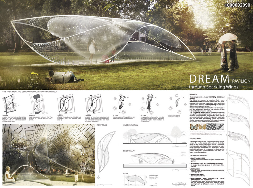 Winners of the Triumph Pavilion 2014 Design Competition
