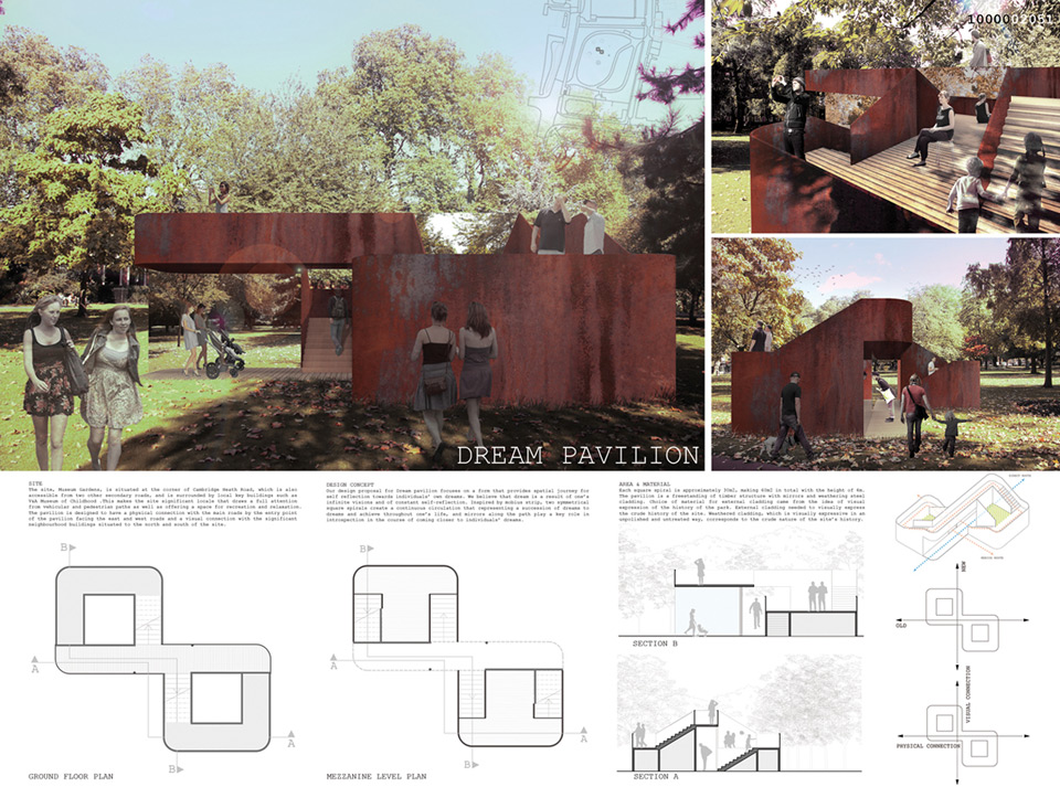 Winners of the Triumph Pavilion 2014 Design Competition