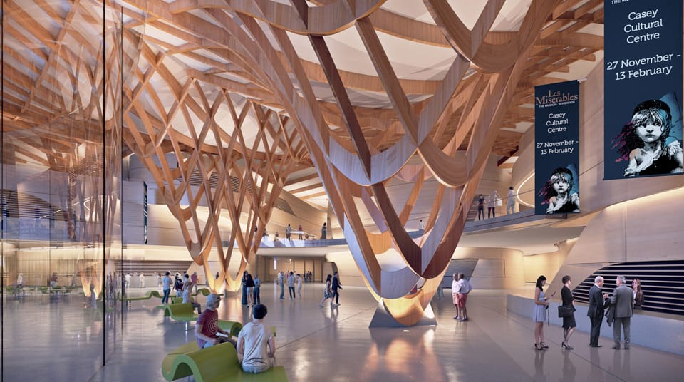 Proyecto ganador para el Casey Cultural Precinct