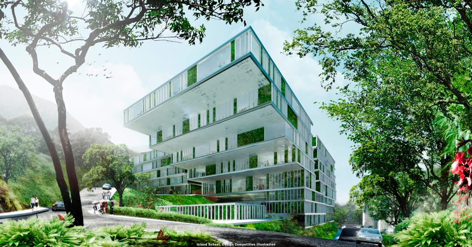 Winner of the Competition New Island School in Hong Kong