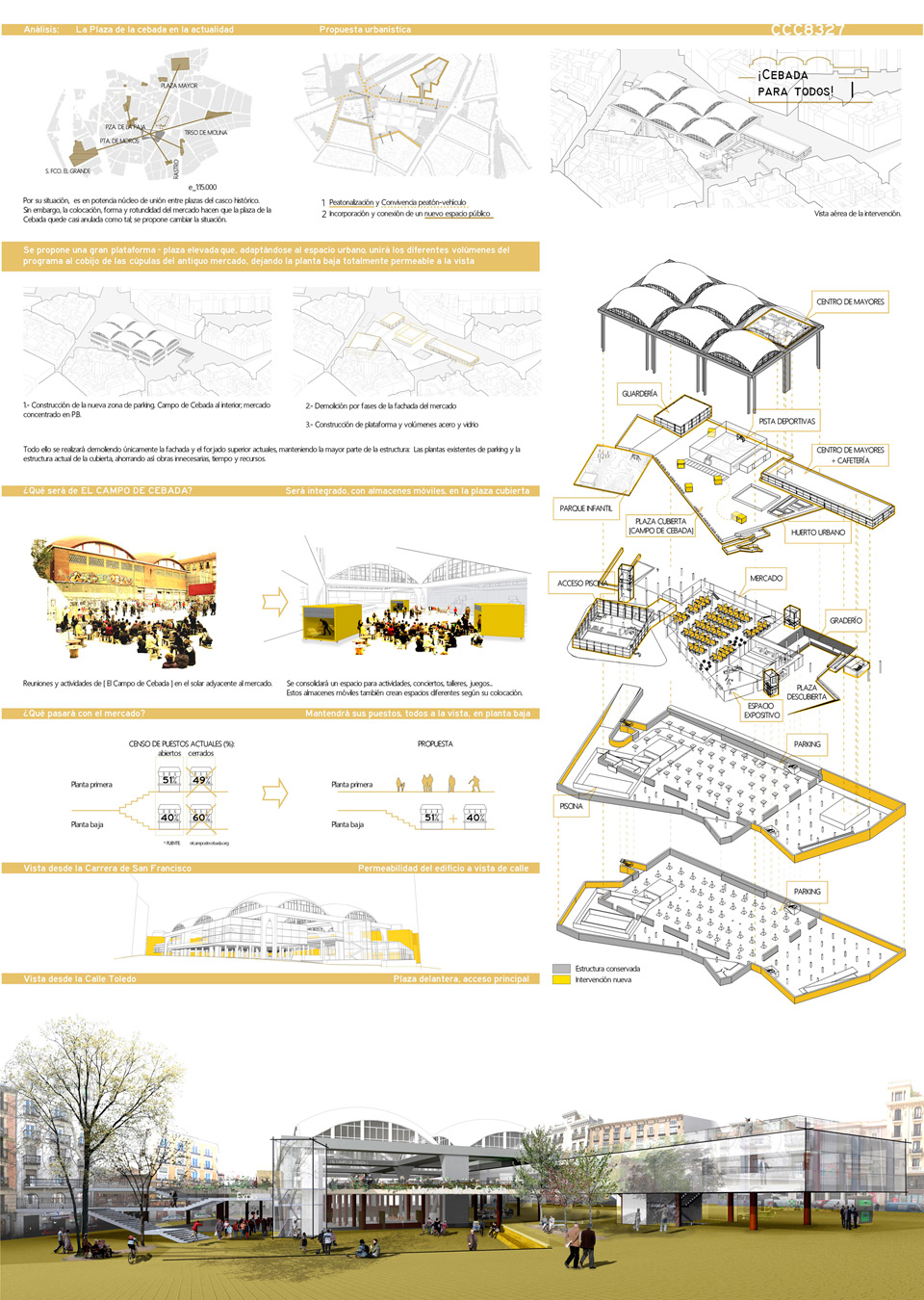 Winners of the Competition Cebada Community Centre