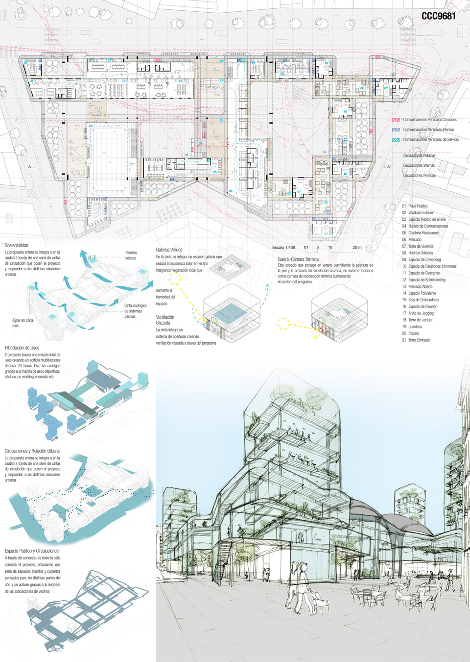 Winners of the Competition Cebada Community Centre