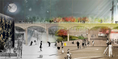 Winners of the Competition QueensWay Connection: Elevating the Public Realm