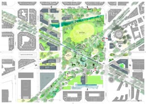 Canòpia Urbana - Ganador Concurso Plaza las Glorias Barcelona