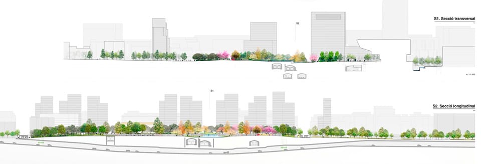 Cruilla 0 - Finalist project Plaza las Glorias Competition