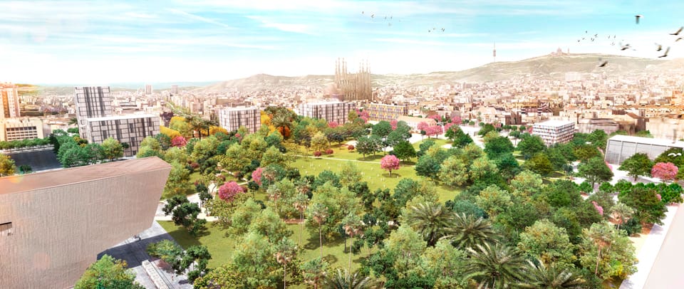 Glòries+ - Finalist project Plaza las Glorias Competition