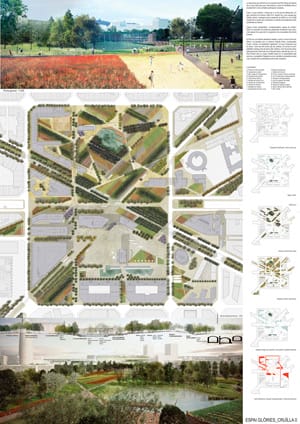 Cruilla 0 - Finalist project Plaza las Glorias Competition