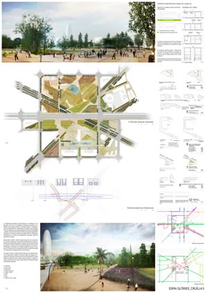 Cruilla 0 - Finalist project Plaza las Glorias Competition