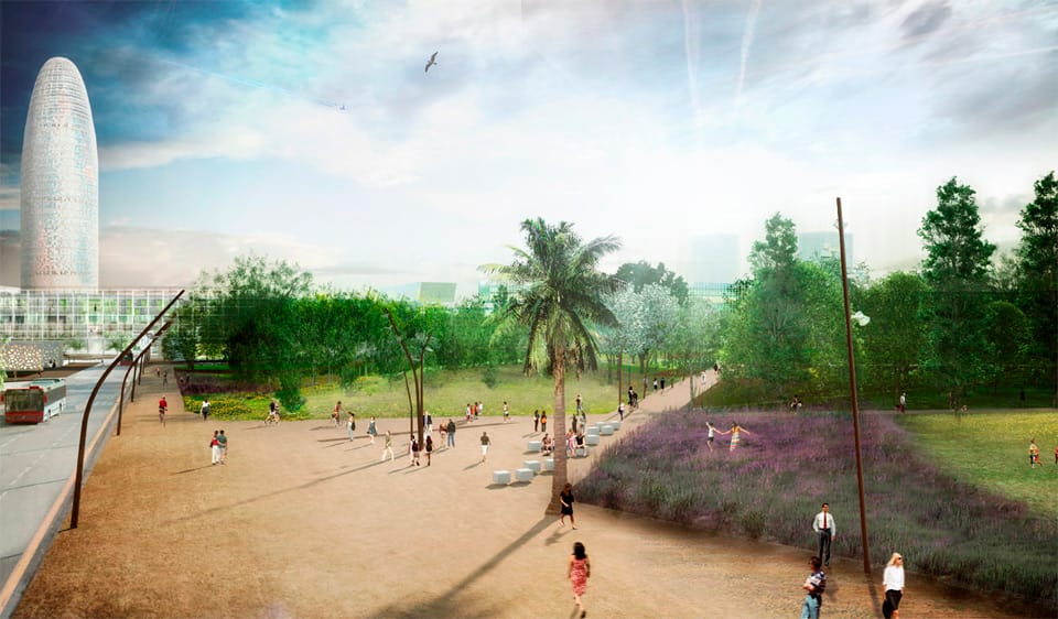 Cruilla 0 - Finalist project Plaza las Glorias Competition