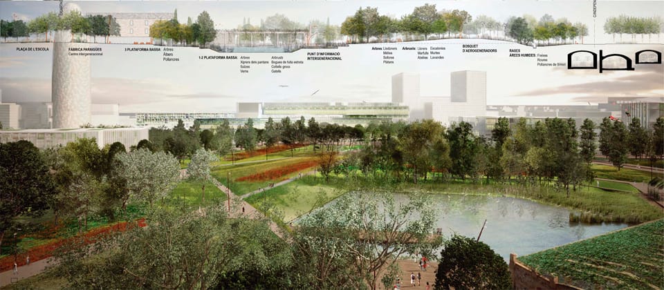 Cruilla 0 - Finalist project Plaza las Glorias Competition