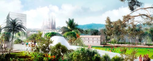 Results of the Competition for the Glories Square in Barcelona