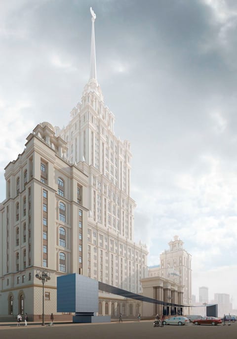 Finalists Announced for Moscow’s Ukraina Hotel Entryway Competition