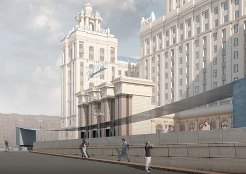 Finalists Announced for Moscow’s Ukraina Hotel Entryway Competition