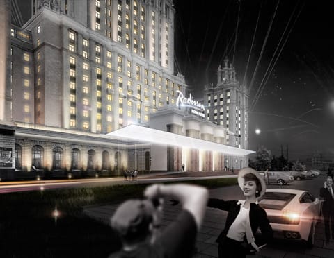 Finalists Announced for Moscow’s Ukraina Hotel Entryway Competition