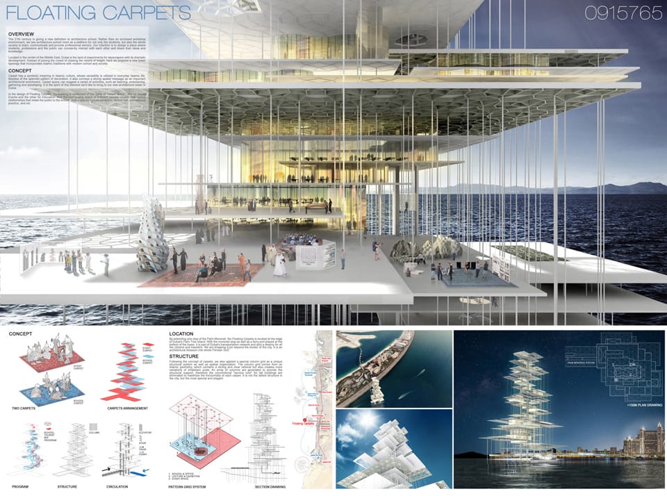 Results of the Competition [DUBAI] Architecture School Tower