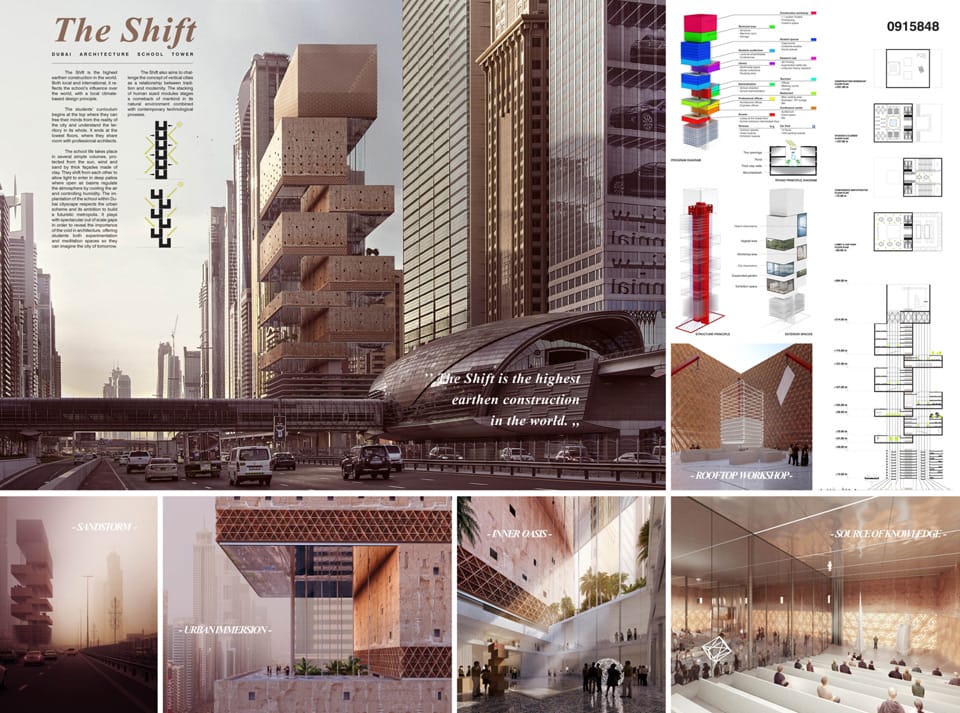 Resultados del Concurso [DUBAI] Architecture School Tower