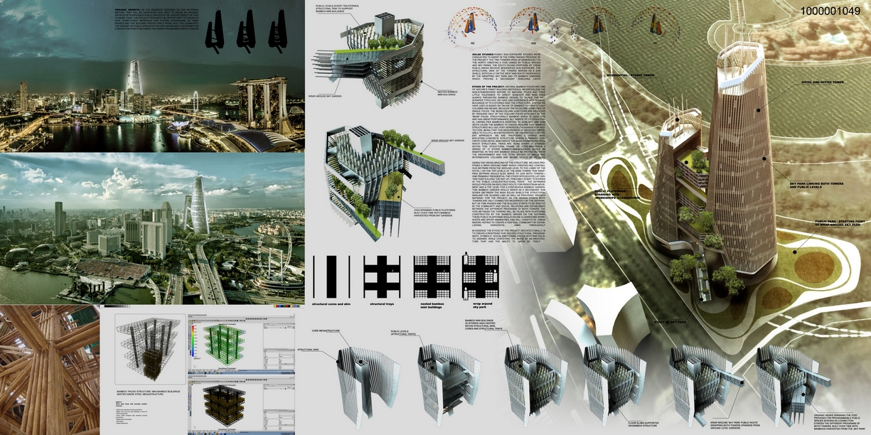 Results of the Competition Bamboo Skyscraper - SINGAPORE