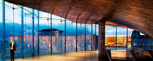 Results of the Nobel Center Contest in Stockholm