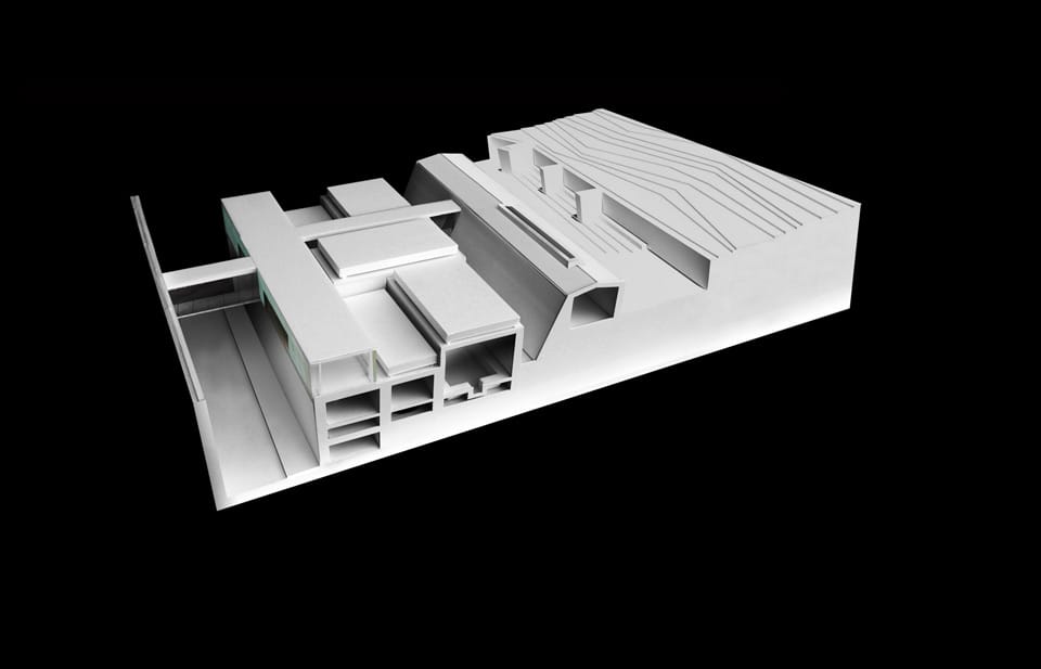 Mangado architects winning proposal for the Thermoludic Center in Amélie-les Bains