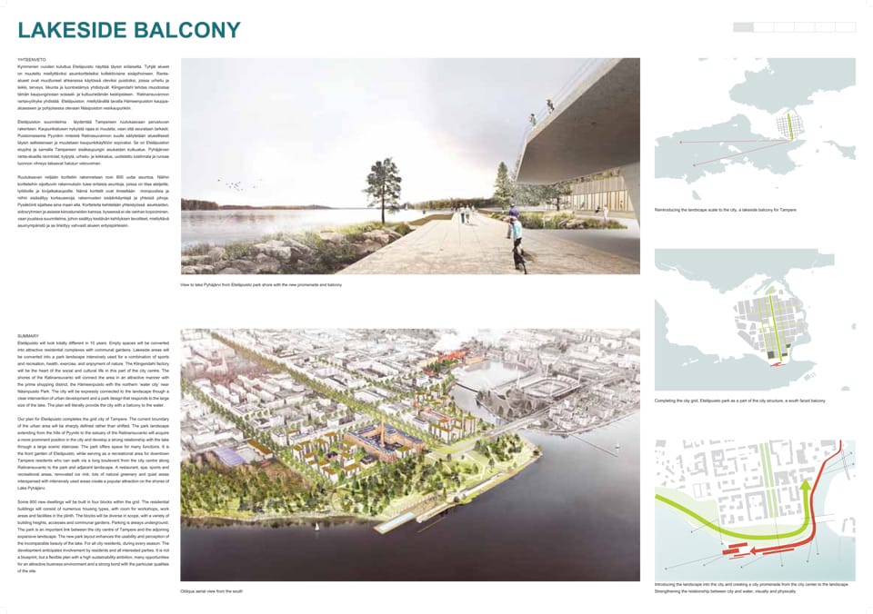 Results of the International design Competition for the Eteläpuisto park