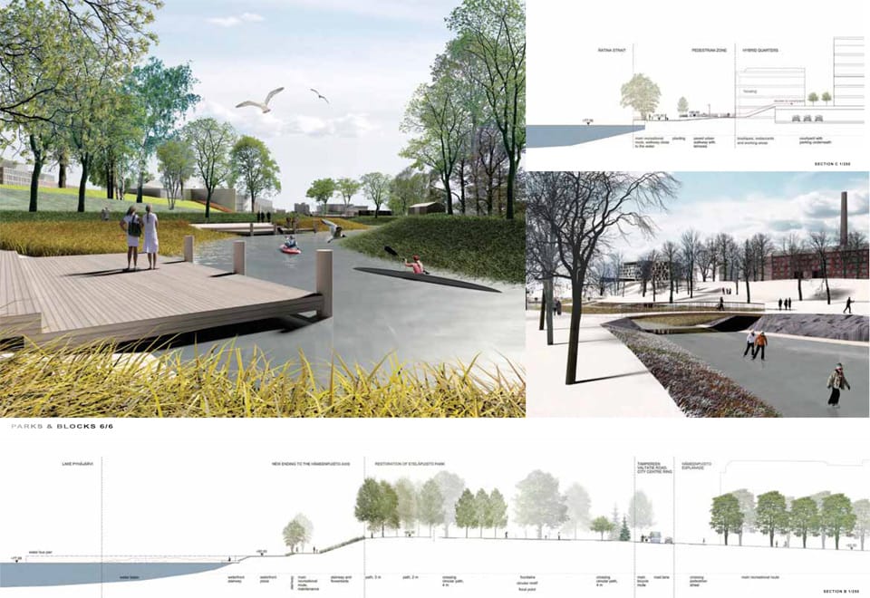 Results of the International design Competition for the Eteläpuisto park