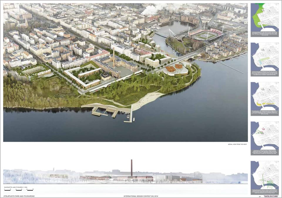 Results of the International design Competition for the Eteläpuisto park