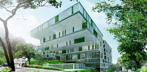 Proyecto ganador del New Island School en Hong Kong