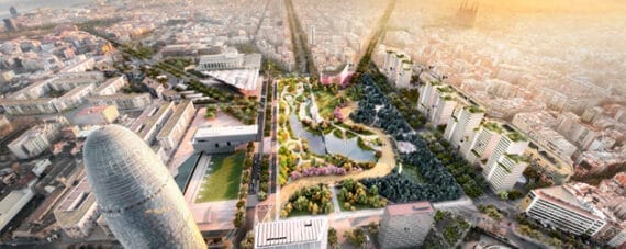 Resultados del Concurso Espacio Libre de la Plaza de las Glòries de Barcelona