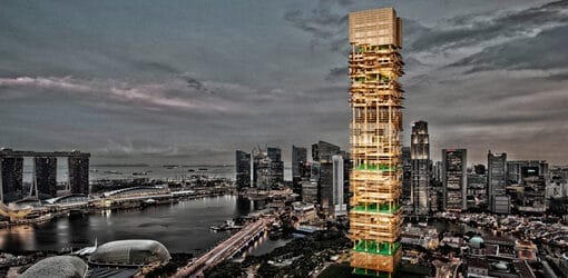 Resultados del Concurso Singapore Bamboo Skyscraper