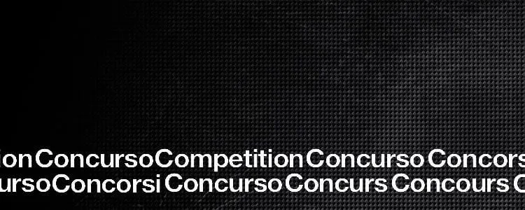 Concurso de arquitectura